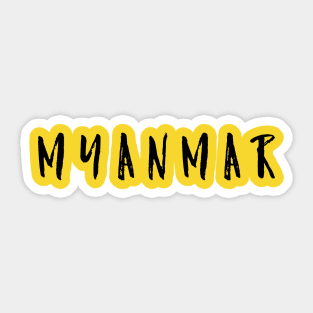 Myanmar Sticker